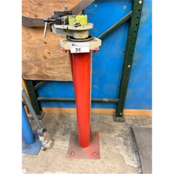 BAILEIGH MPB-15 HAND OPERATED INDUSTRIAL FLOOR STANDING PIPE BENDER