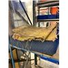 Image 2 : **BLUE 12' MOBILE WAREHOUSE STAIRS WITH PACKING BLANKET & WELDING BLANKET ( STAIRS MISSING BACK