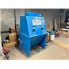 Image 1 : BLUE INDUSTRIAL ABRASIVE SANDBLASTER 292 WITH MOBILE DUST COLLECTOR AND ABRASIVE MATERIAL