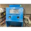 Image 2 : BLUE INDUSTRIAL ABRASIVE SANDBLASTER 292 WITH MOBILE DUST COLLECTOR AND ABRASIVE MATERIAL