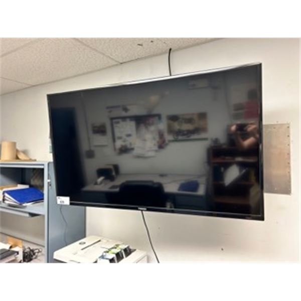 TOSHIBA 55" TELEVISION WITH TELESCOPING WALL MOUNT & POWER CABLE ( NO REMOTE, MUST HAVE PROPER