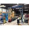 Image 1 : *BLUE METAL INDUSTRIAL OVERHEAD CRANE SYSTEM INCLUDING: JET 2 TON ELECTRIC SHOP CRANE WITH HAND