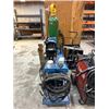 Image 1 : MILLER DYNASTY 200 TIG WELDER WITH GROUND CABLE, STINGER, GAUGES, MILLER COOLMATE 3 ON MOBILE