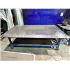 Image 2 : METAL 60"W X 97 1/2"L X 34 1/2"H MOBILE INDUSTRIAL WORK TABLE WITH ANTI FATIGUE MAT