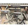 Image 2 : 3 ASSORTED PAIRS OF ROLLER STANDS AND 8' ROLLING CONVEYOR BELT