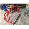 Image 1 : RED METAL ADJUSTABLE PANEL CART