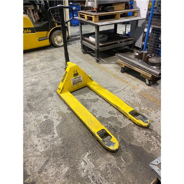 YELLOW 5500 LBS CAPACITY  INDUSTRIAL PALLET JACK