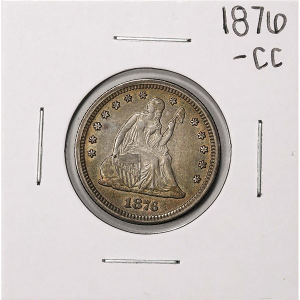 1876-CC Seated Liberty Quarter Coin