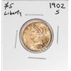 Image 1 : 1902-S $5 Liberty Head Half Eagle Gold Coin