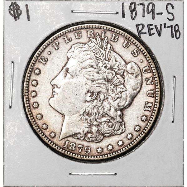 1879-S Rev of 78' $1 Morgan Silver Dollar Coin