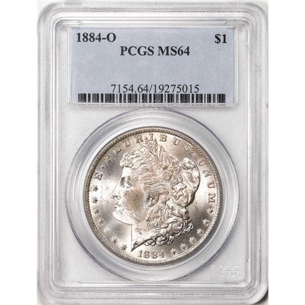 1884-O $1 Morgan Silver Dollar Coin PCGS MS64