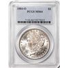 Image 1 : 1884-O $1 Morgan Silver Dollar Coin PCGS MS64