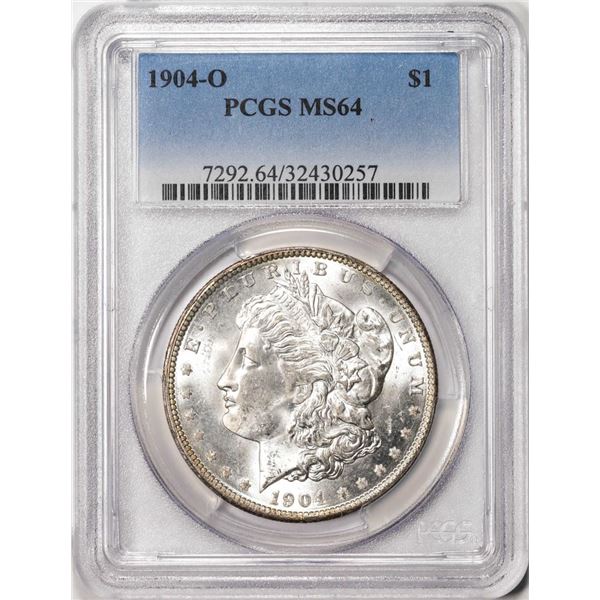 1904-O $1 Morgan Silver Dollar Coin PCGS MS64