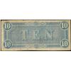 Image 2 : 1864 $10 Confederate States of America Note