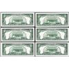 Image 2 : Lot of (6) 1963 $5 Legal Tender Notes
