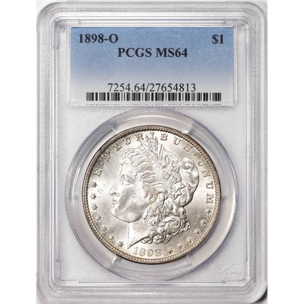 1898-O $1 Morgan Silver Dollar Coin PCGS MS64
