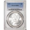 Image 1 : 1897 $1 Morgan Silver Dollar Coin PCGS MS66