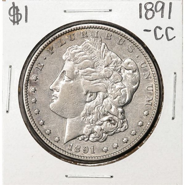 1891-CC $1 Morgan Silver Dollar Coin