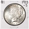 Image 1 : 1923-S $1 Peace Silver Dollar Coin