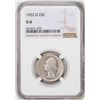 Image 1 : 1932-D Washington Quarter Coin NGC G6