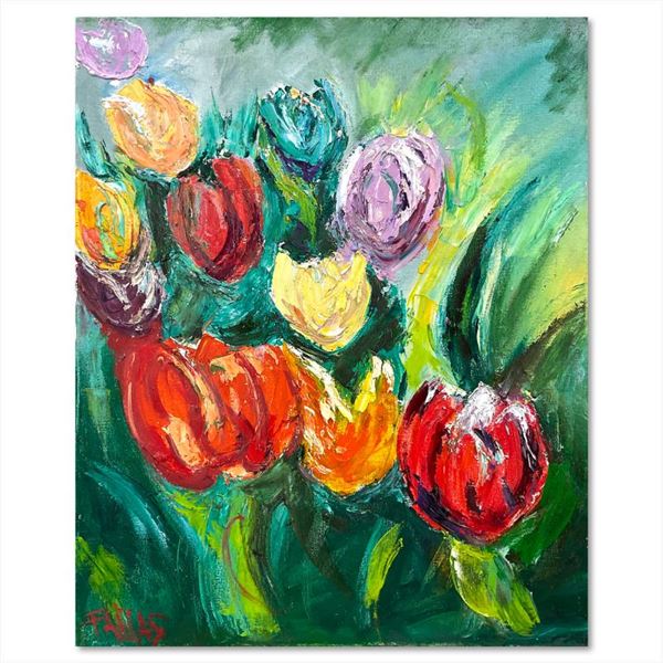 Elliot Fallas "Garden Treasures" Original Oil on Canvas