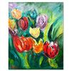 Image 1 : Elliot Fallas "Garden Treasures" Original Oil on Canvas