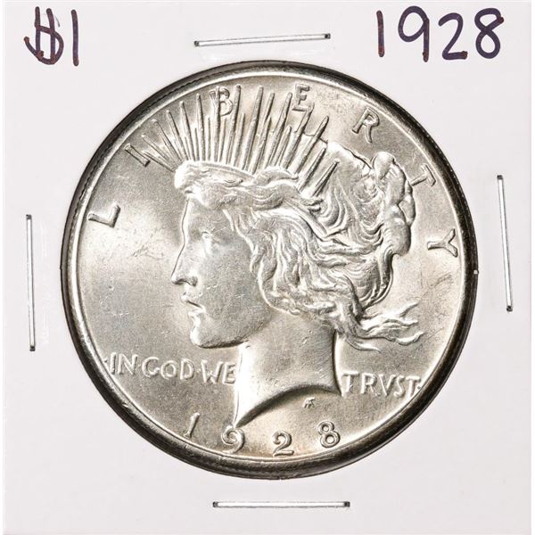 1928 $1 Peace Silver Dollar Coin