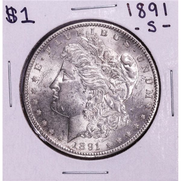 1891-S $1 Morgan Silver Dollar Coin