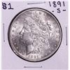 Image 1 : 1891-S $1 Morgan Silver Dollar Coin