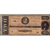 Image 1 : 1864 $2 Confederate States of America Note