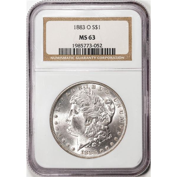 1883-O $1 Morgan Silver Dollar Coin NGC MS63