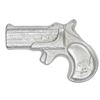 Image 3 : Bison Bullion 7 oz .999 Fine Silver Derringer American Gun Bar