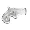 Image 4 : Bison Bullion 7 oz .999 Fine Silver Derringer American Gun Bar