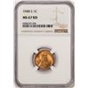 Image 1 : 1948-S Lincoln Wheat Cent Coin NGC MS67RD