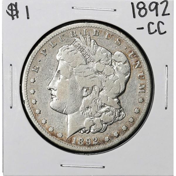 1892-CC $1 Morgan Silver Dollar Coin