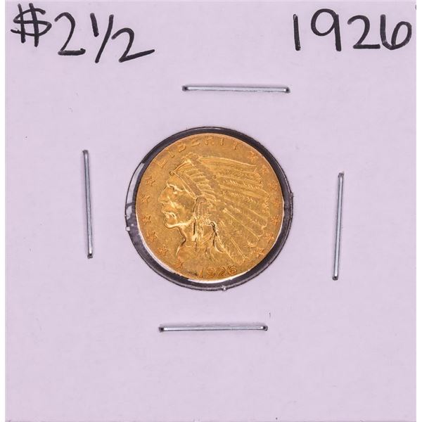 1926 $2 1/2 Indian Head Quarter Eagle Gold Coin