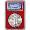 Image 1 : 2016-(S) $1 American Silver Eagle Coin NGC MS69 Struck at San Francisco Red Core