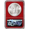 Image 2 : 2016-(S) $1 American Silver Eagle Coin NGC MS69 Struck at San Francisco Red Core