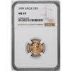 Image 1 : 1999 $5 American Gold Eagle Coin NGC MS69