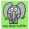 Image 1 : Todd Goldman "Size Does Matter" Limited Edition Lithograph On Paper