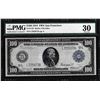 Image 1 : 1914 $100 Federal Reserve Note San Francisco Fr.1128 PMG Very Fine 30