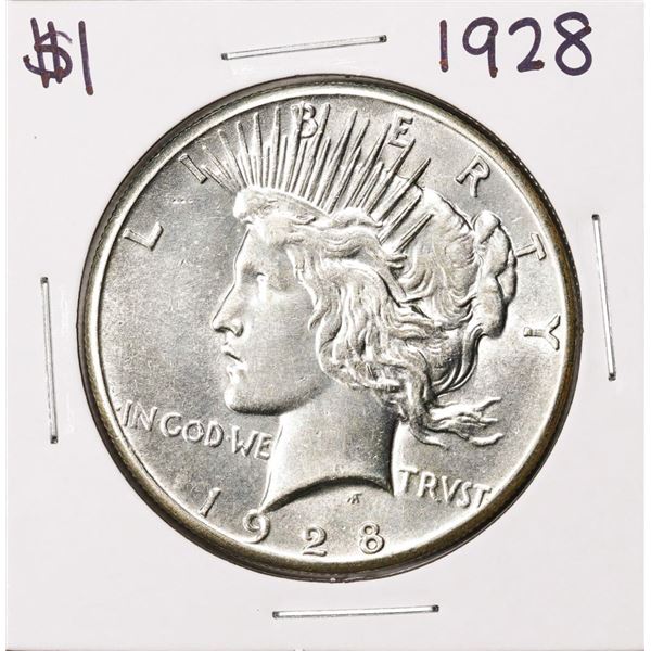 1928 $1 Peace Silver Dollar Coin