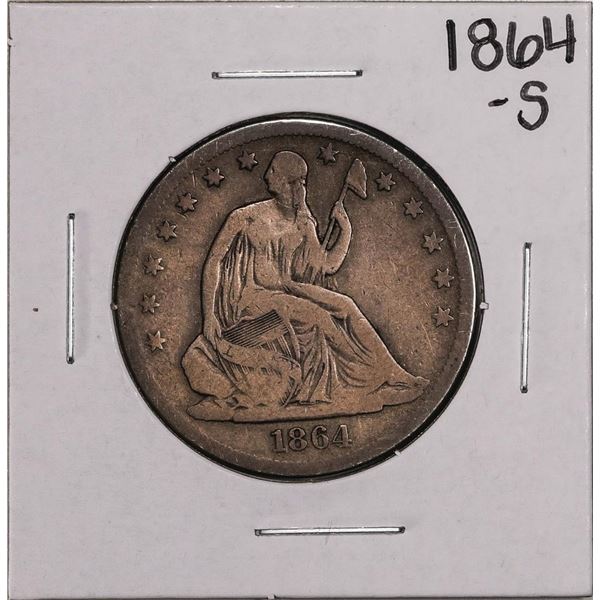 1864-S Seated Liberty Half Dollar Coin