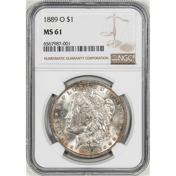 1889-O $1 Morgan Silver Dollar Coin NGC MS61