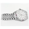 Image 4 : Rolex Mens Stainless Steel Silver Index Ruby and Diamond Datejust Wristwatch