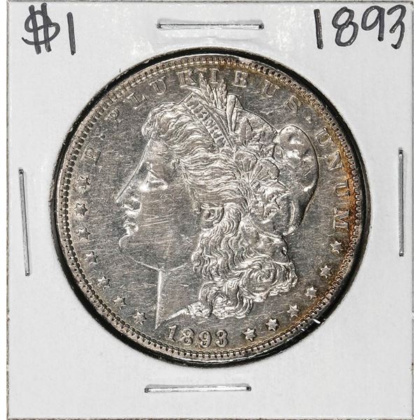 1893 $1 Morgan Silver Dollar Coin