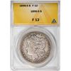 Image 1 : 1896-S $1 Morgan Silver Dollar Coin ANACS F12
