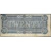 Image 2 : 1864 $20 Confederate States of America Note