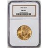 Image 1 : 1926 $10 Indian Head Eagle Gold Coin NGC MS63