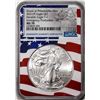 Image 1 : 2021(P) Type 1 $1 American Silver Eagle Coin NGC MS70 ER Philadelphia Emergency Issue